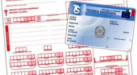 Tessera sanitaria su prescrizione medica