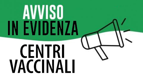 Avviso Centri Vaccinali
