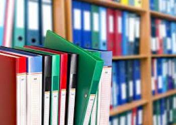 archivio con faldoni